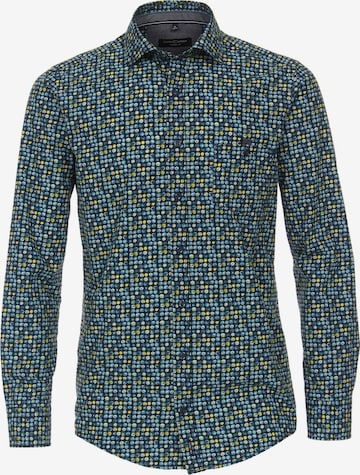 CASAMODA Regular fit Button Up Shirt in Blue: front