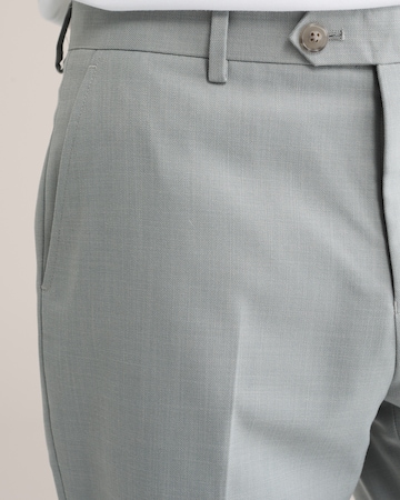 WE Fashion Slimfit Bukser med fals i grå