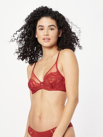 Mey T-shirt Bra in Red: front