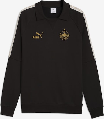 PUMA Sportsweatshirt 'FC Red Bull Salzburg King' in Schwarz: Vorderseite