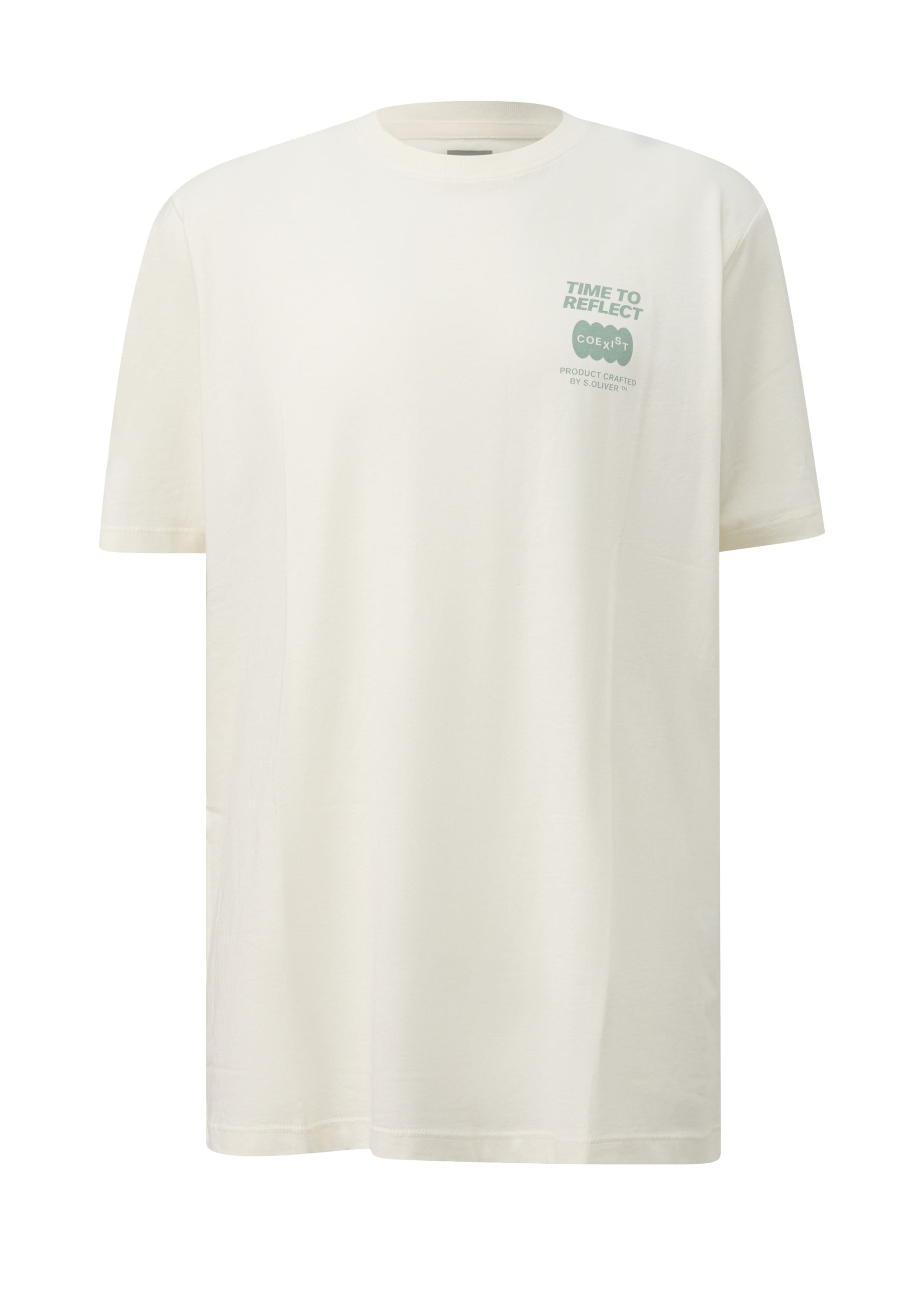 T-Shirt s.Oliver Men Big Sizes en beige : devant