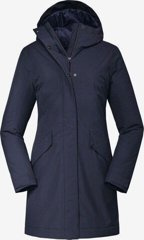 Schöffel Outdoor Jacket in Blue: front