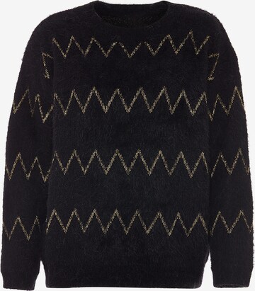 ebeeza Sweater in Black: front