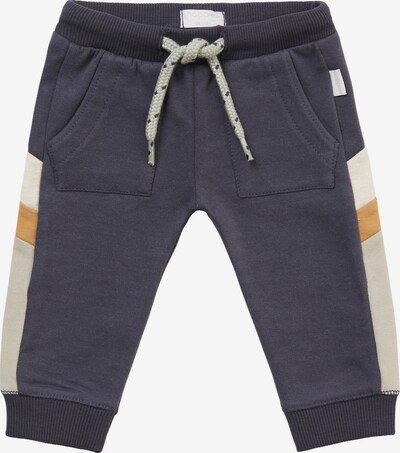 Noppies Broek 'Maury' in de kleur Beige / Donkerblauw / Safraan, Productweergave