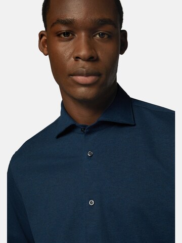 Coupe regular Chemise Boggi Milano en bleu