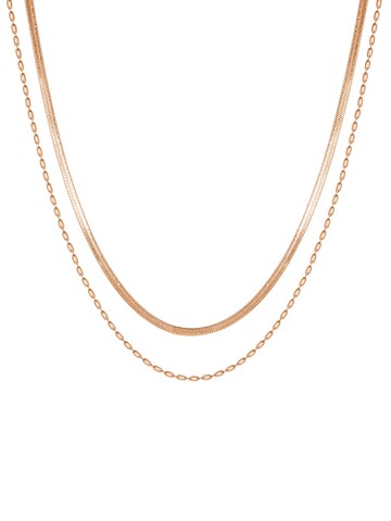 Hey Happiness Kette 'Layer Grip' in Gold: Vorderseite