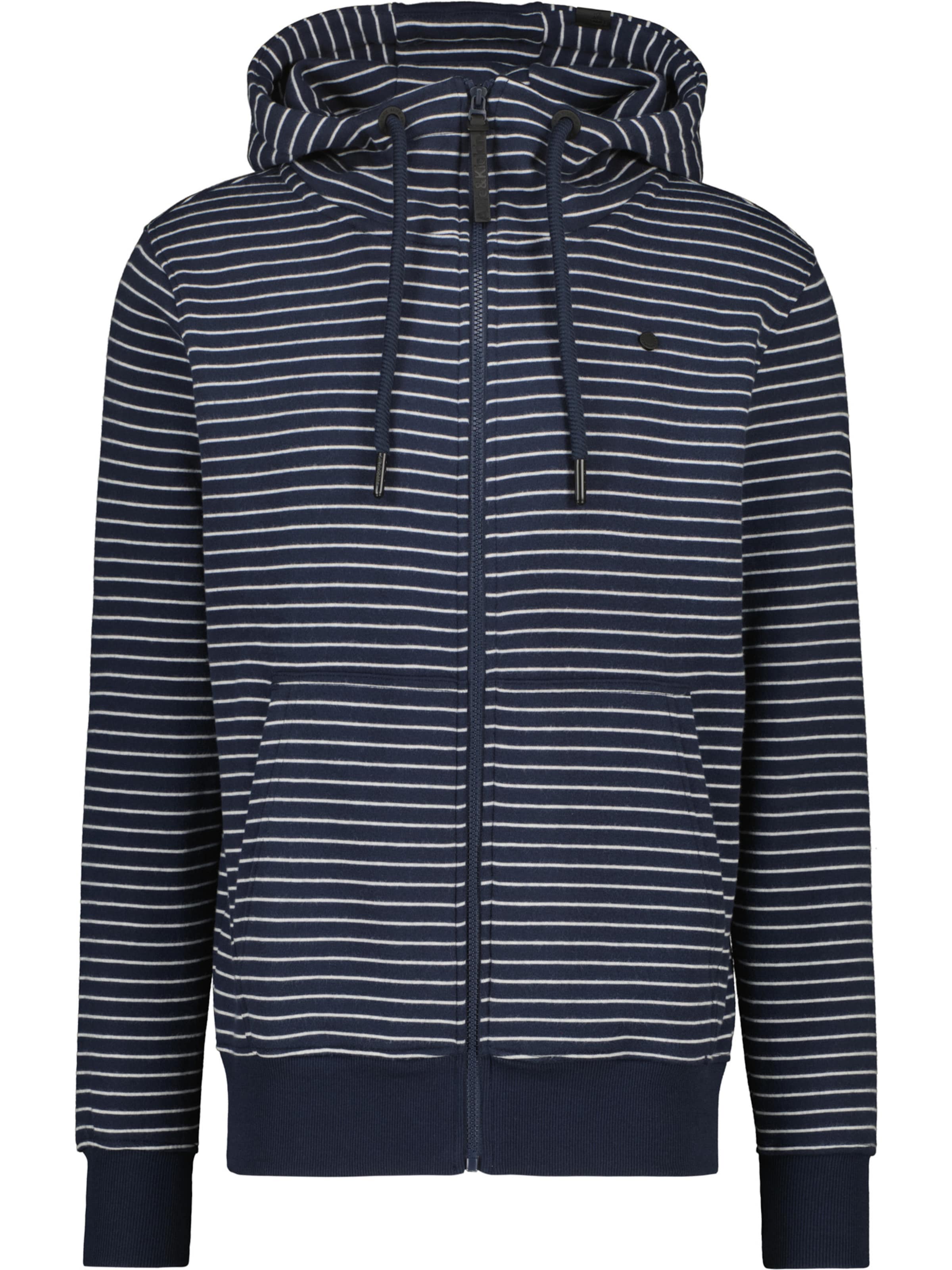 alife & kickin Sweatjakke 'TrasherAK Z' i blå: forside