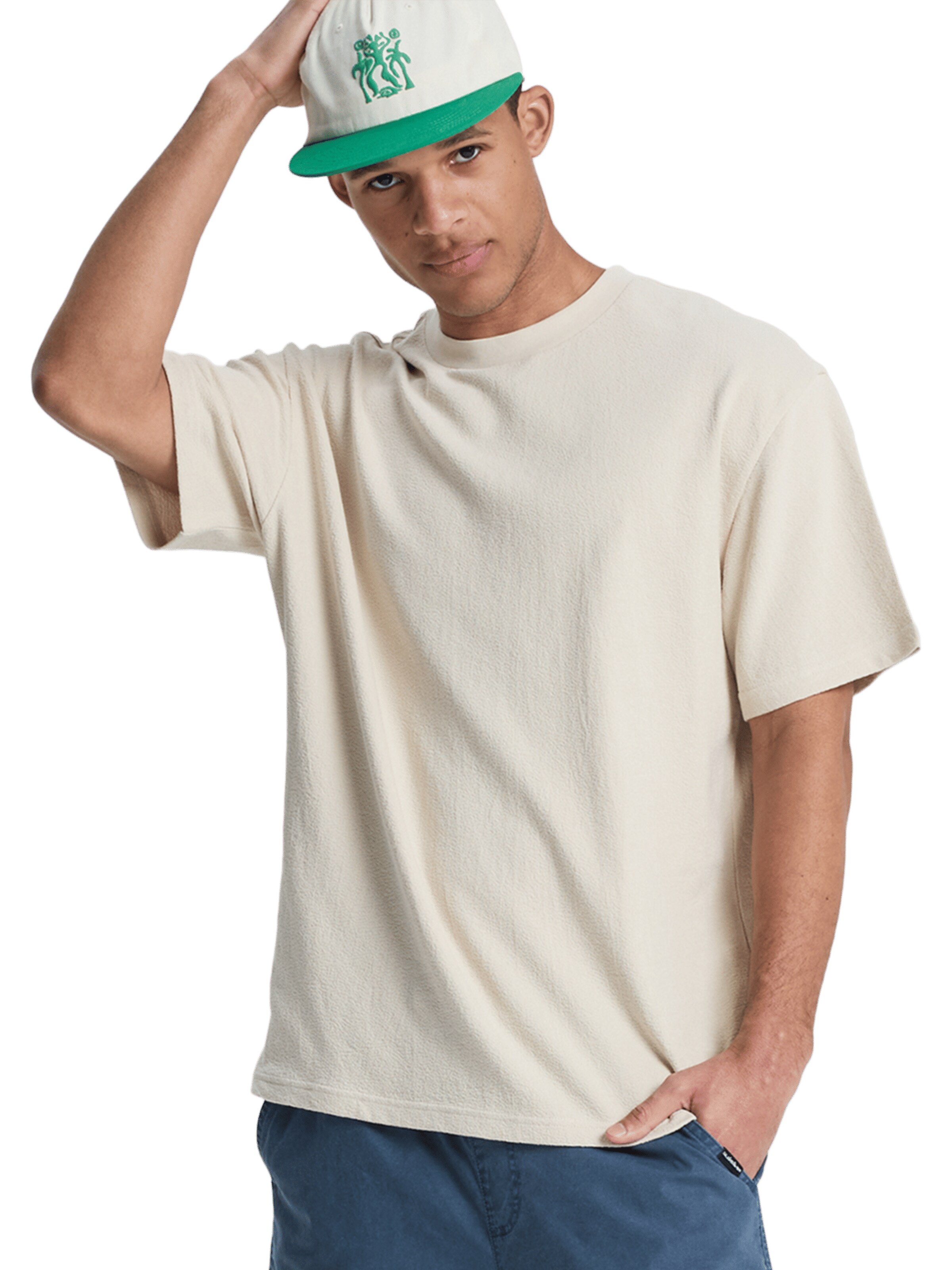 QUIKSILVER Shirt ' Bayi ' in Beige: front