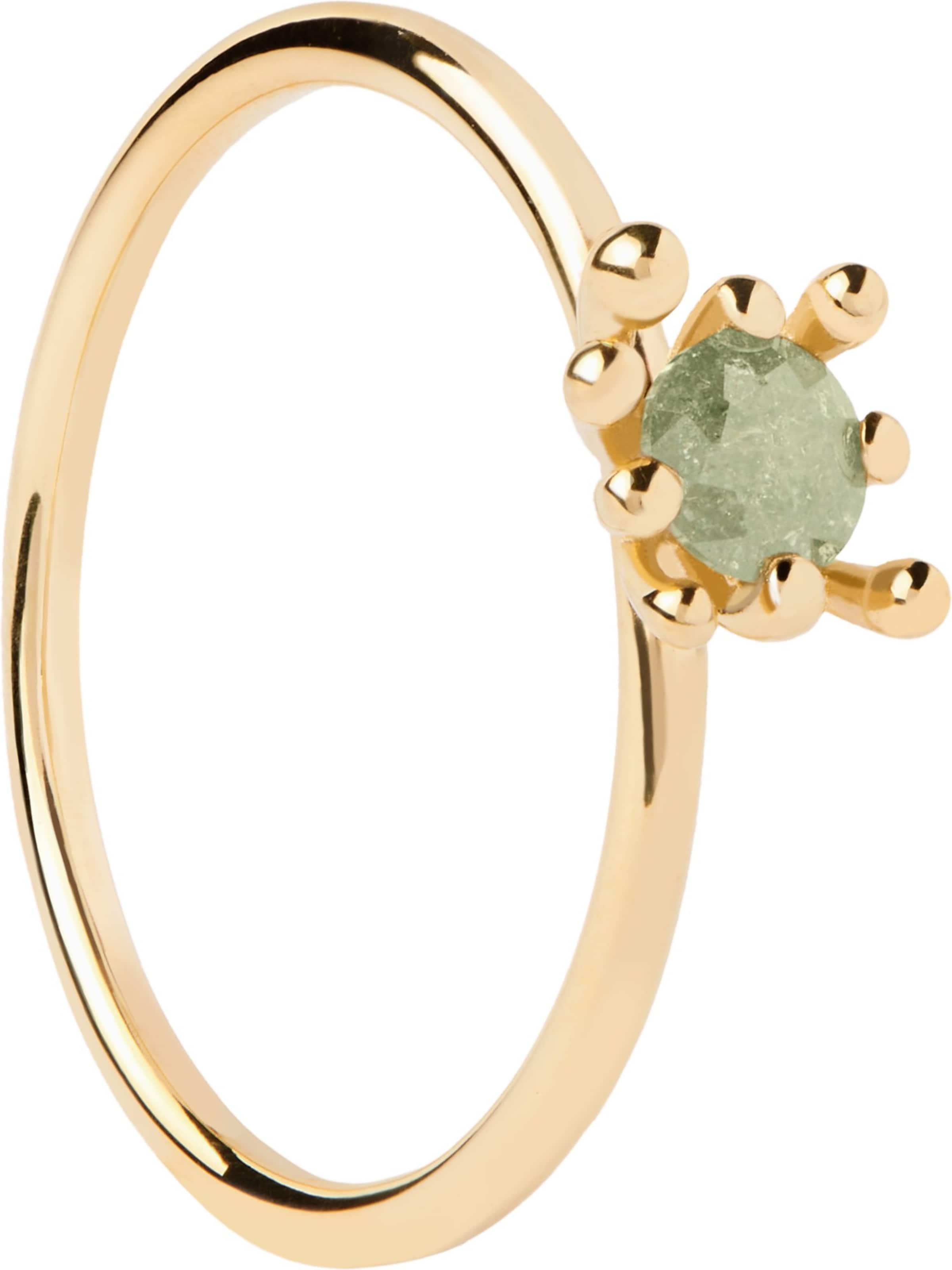 P D PAOLA Ring in Gold: Vorderseite