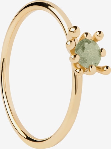 Bague P D PAOLA en or : devant