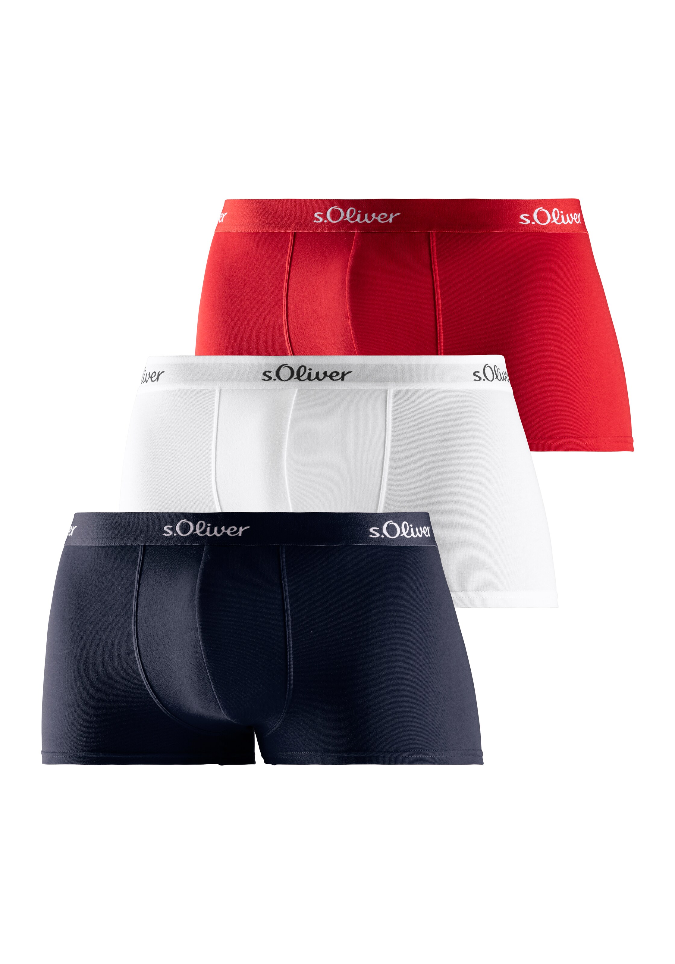 Boxers s.Oliver en rouge : devant