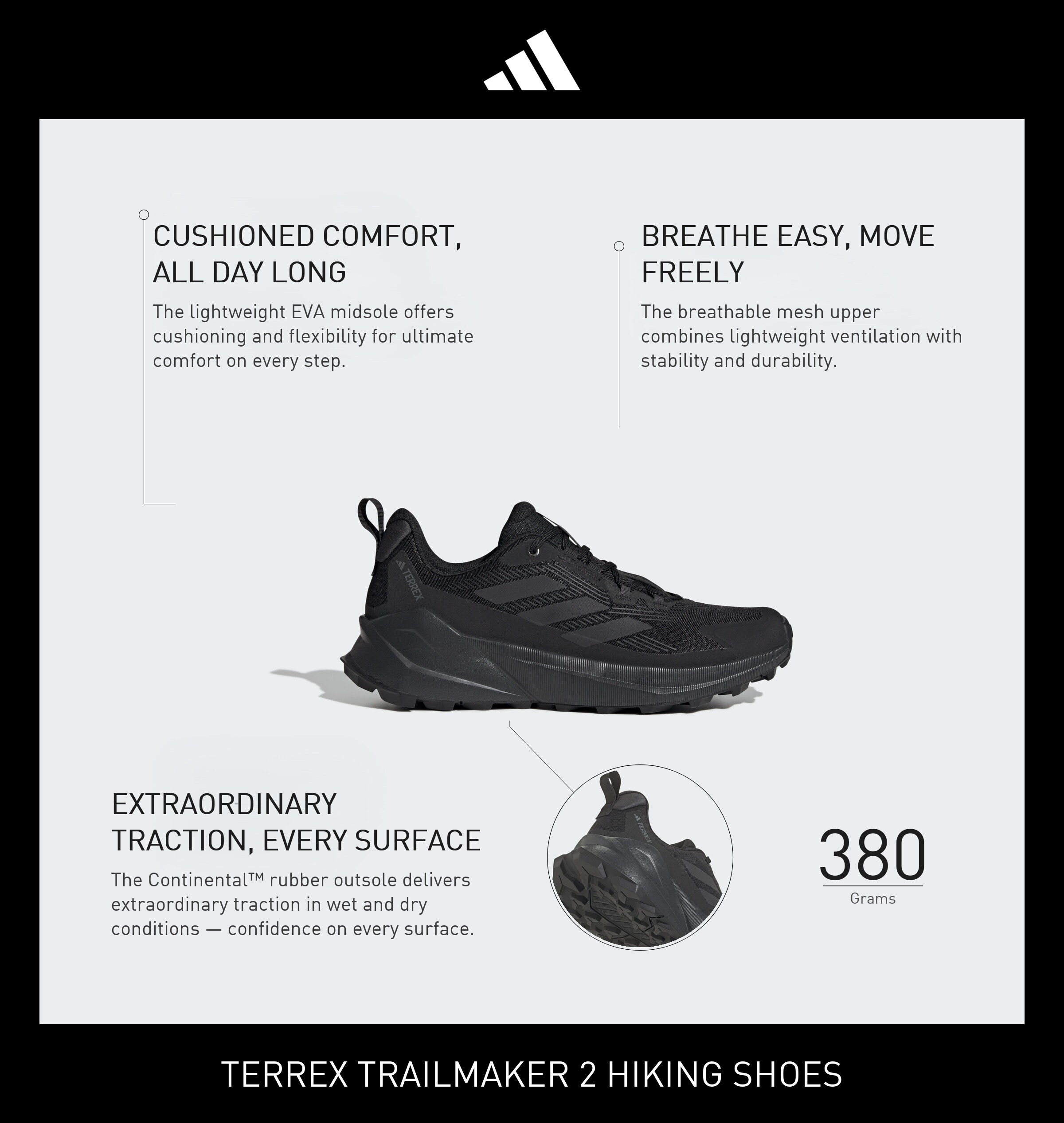 ADIDAS TERREX Flats 'Trailmaker 2' in Black
