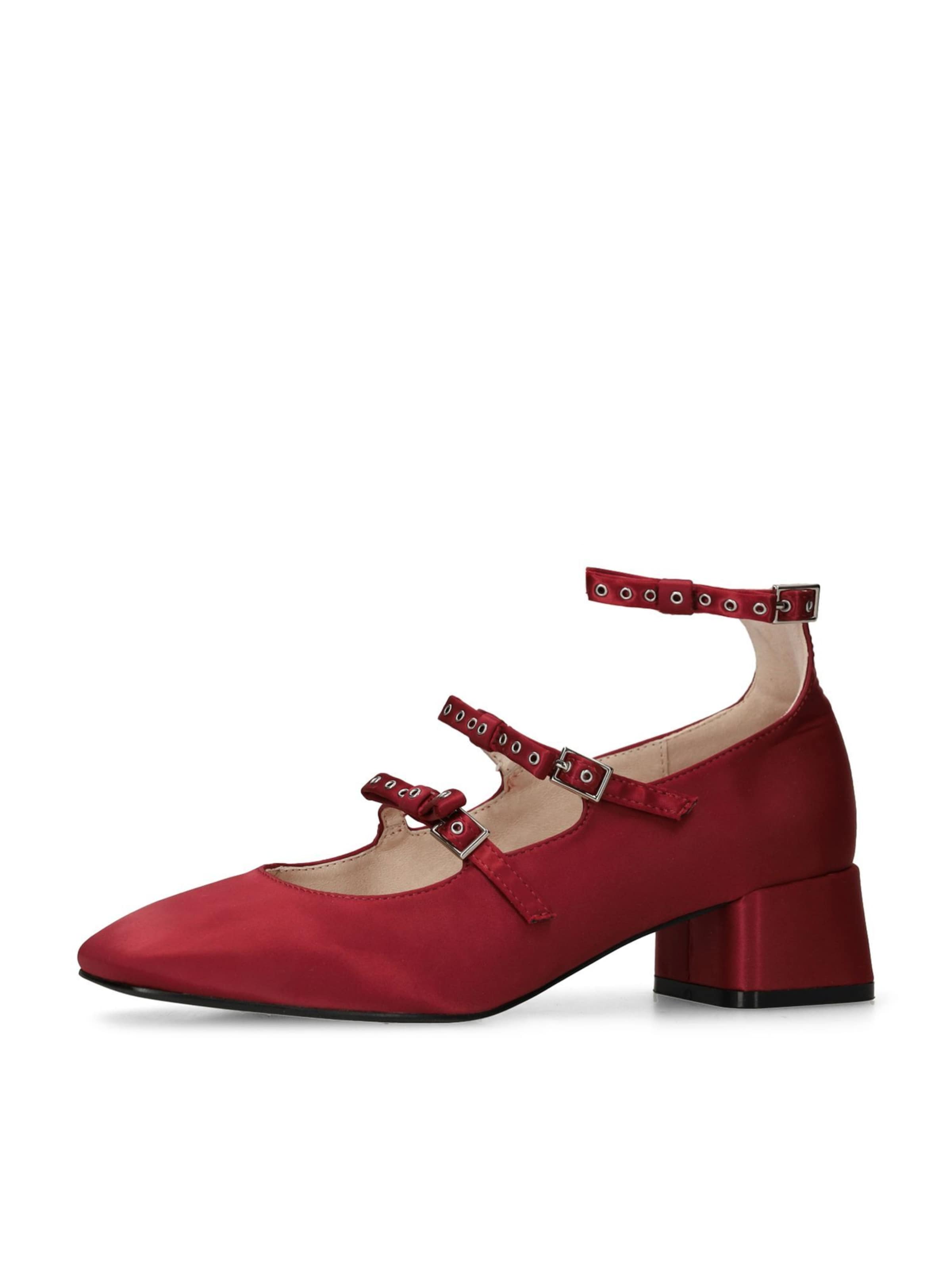 Escarpins à bride arrière SACHA en rouge : devant