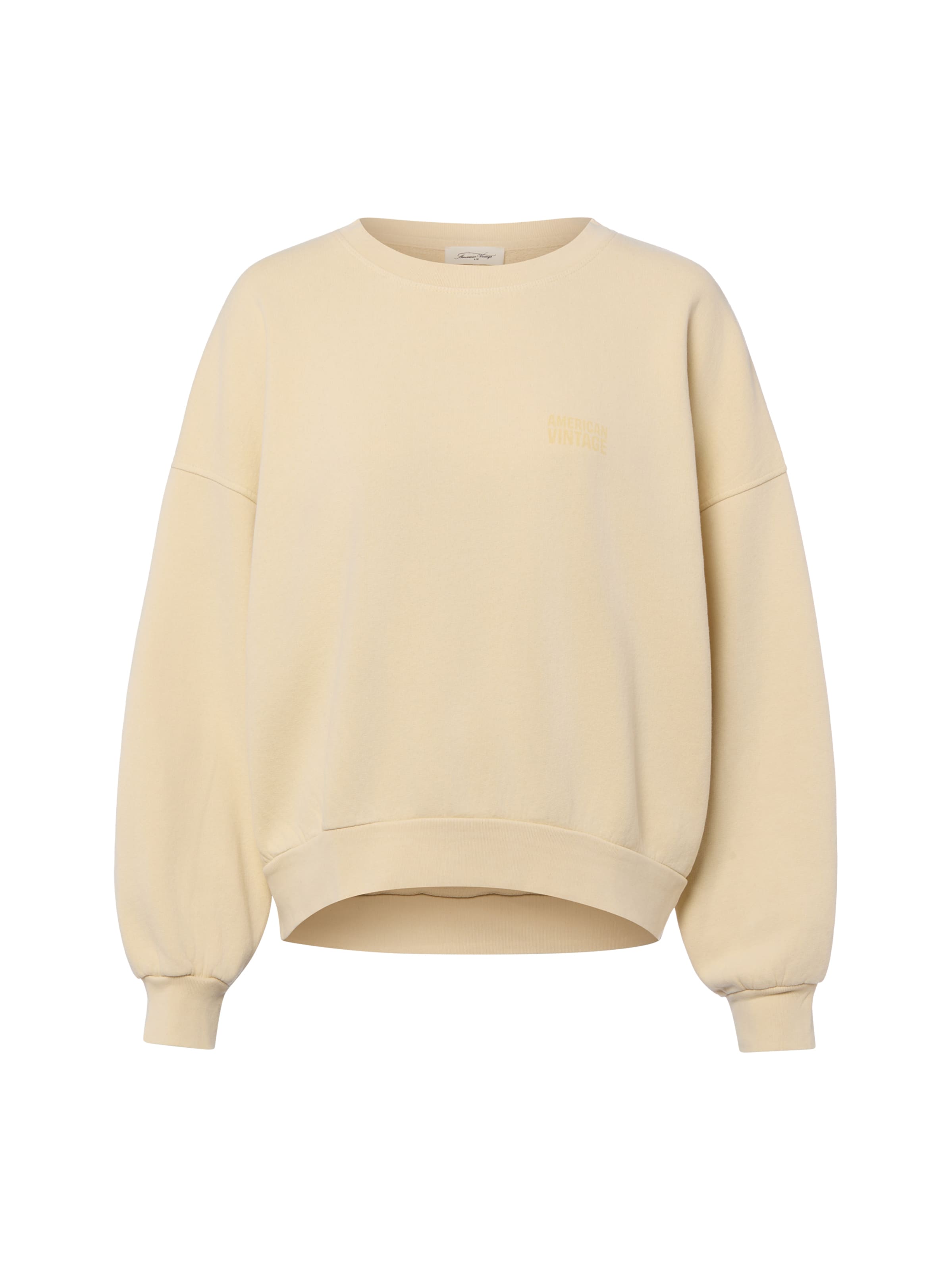 AMERICAN VINTAGE Sweatshirt 'Jitbay' in S in gelb, Produktansicht