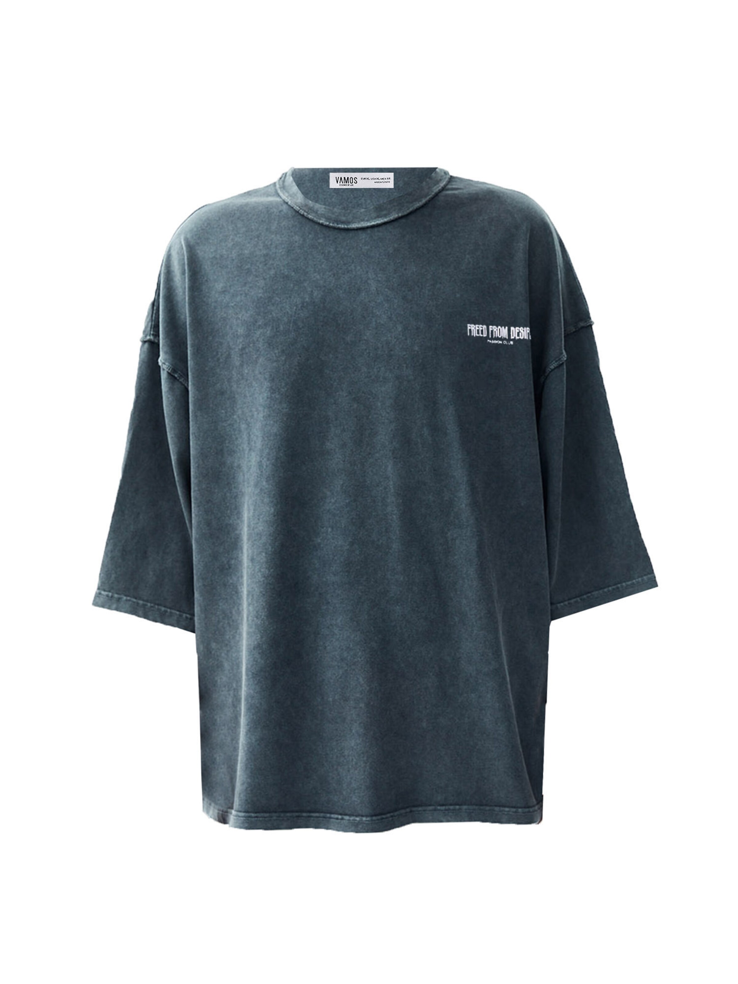 T-Shirt VAMOS CLO en noir : devant