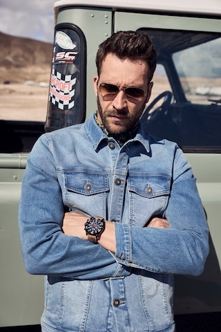 JP1880 Übergangsjacke in Blau: Vorderseite