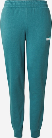 PUMA Tapered Urheiluhousut 'ESS No. 1' värissä vihreä: etupuoli