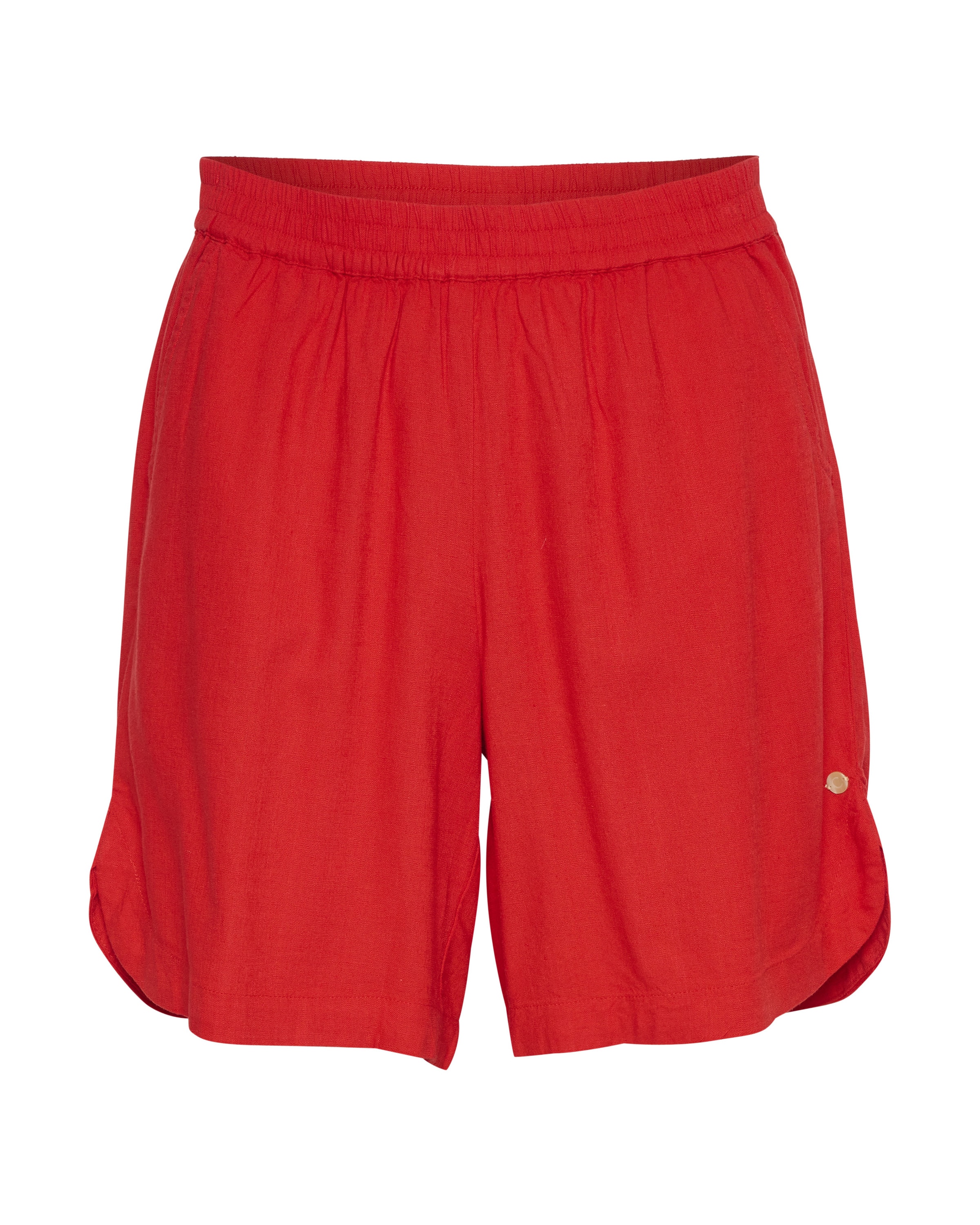 Cream Ohlapna forma Hlače 'Venta' | rdeča barva: sprednja stran