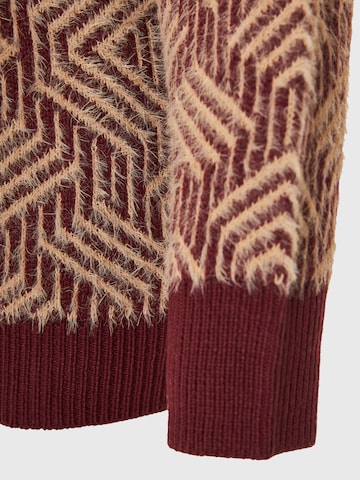 Funky Buddha Pulóver - piros