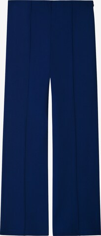 Adolfo Dominguez Flared Pants in Blue: front