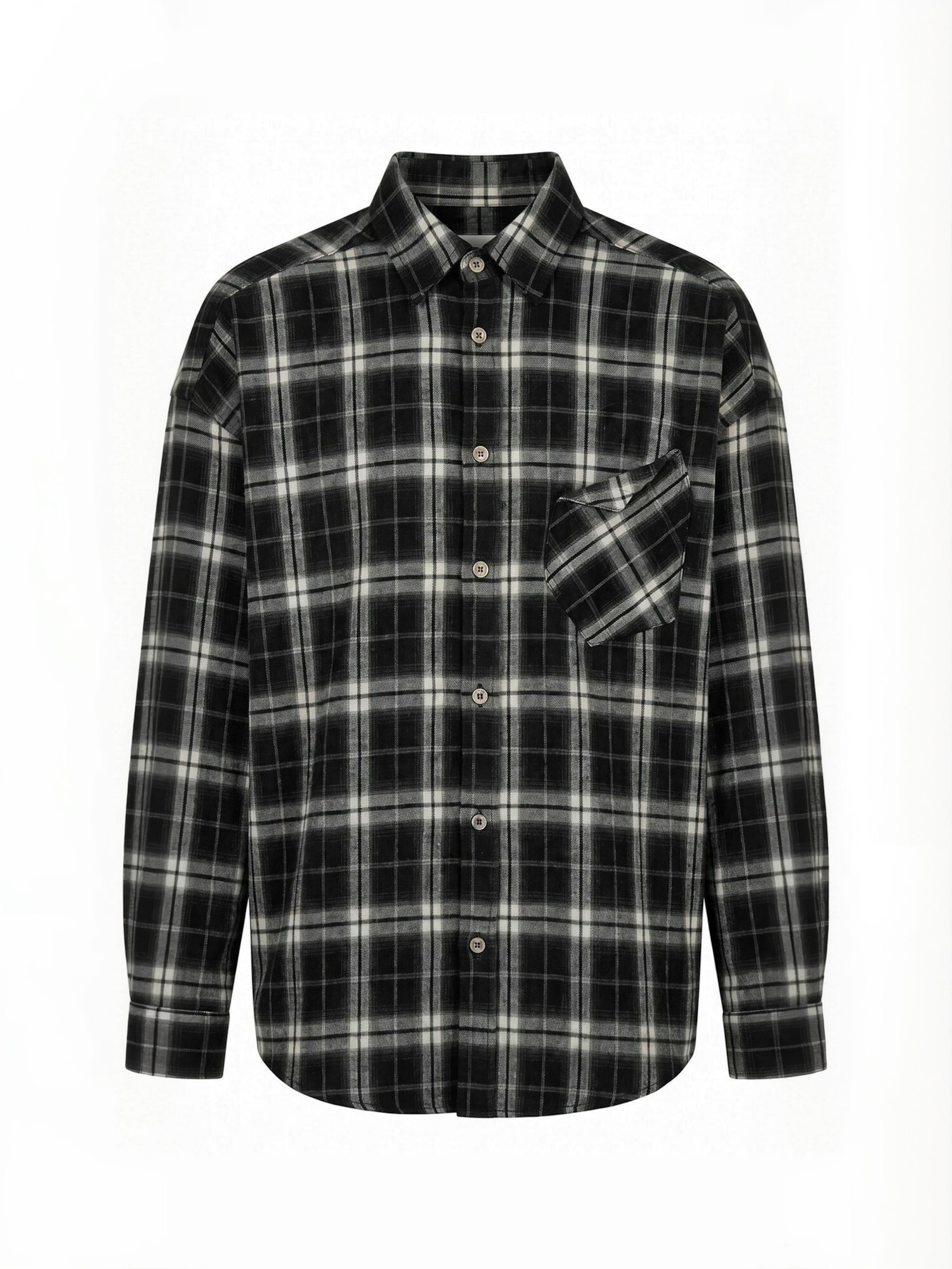 Opal Studio Paita ' Kammie Tartan ' värissä harmaa: etupuoli