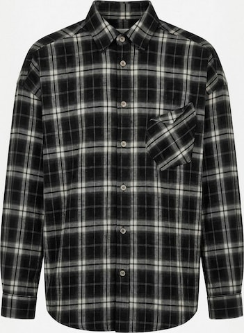 T-shirt ' Kammie Tartan ' Opal Studio en gris : devant