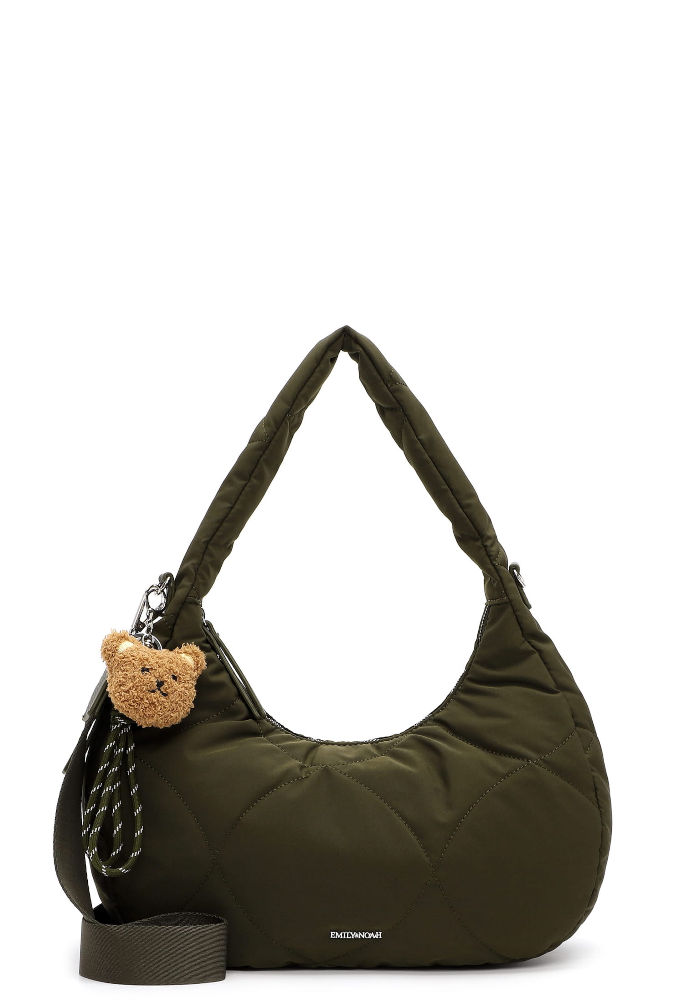 Emily & Noah Schultertasche 'Lonie' in Grün: Vorderseite