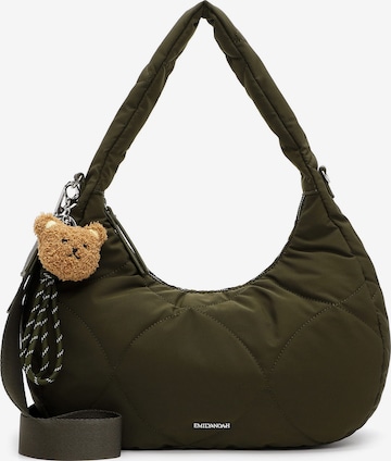 Emily & Noah Schultertasche 'Lonie' in Grün: Vorderseite