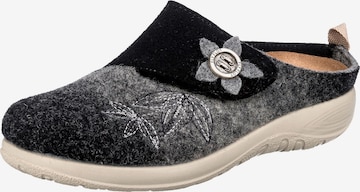 FLY FLOT Slippers in Grey: front