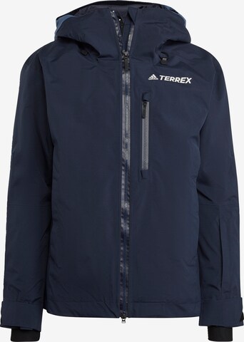 ADIDAS TERREX Athletic Jacket 'Resort' in Blue: front