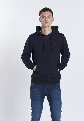 DENIM CULTURE Sweatshirt 'Hector' in Blauw: voorkant