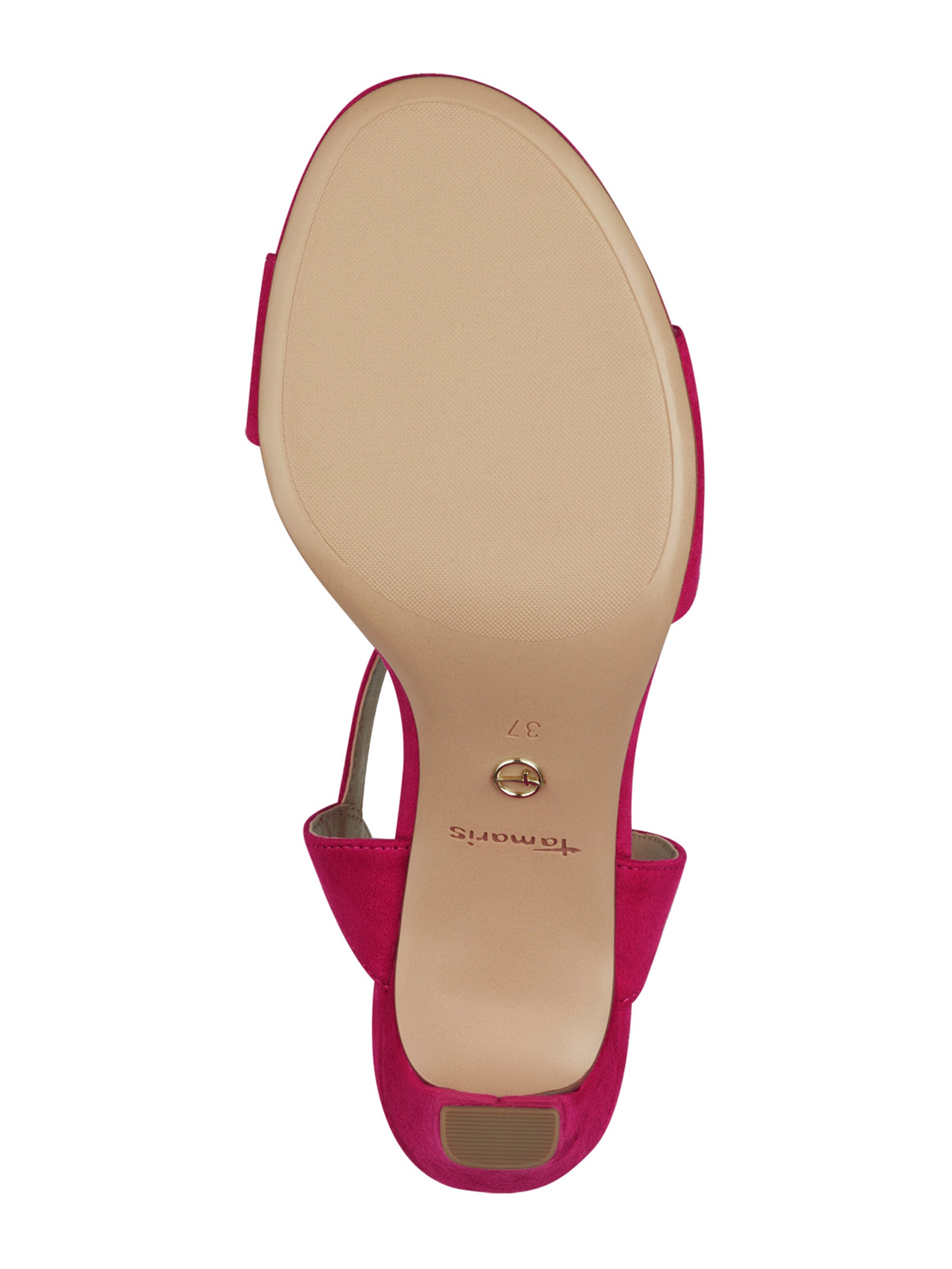 Tamaris Sandali s paščki | roza barva