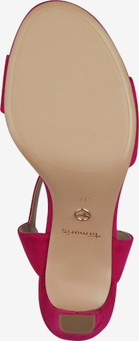 TAMARIS Remienkové sandále - ružová