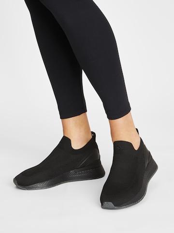 Tamaris Fashletics Slip-Ons in Black: front