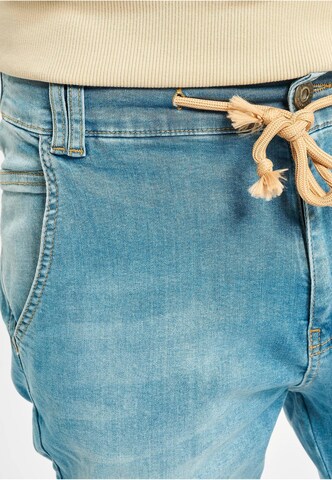 2Y Premium Tapered Cargojeans in Blauw