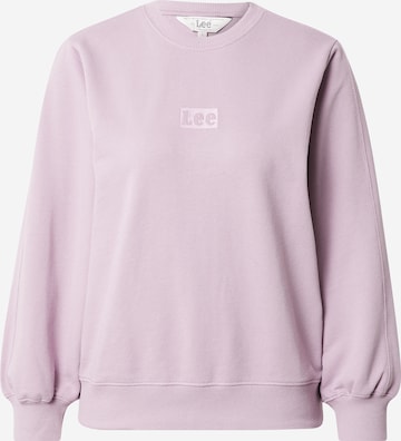 Lee - Sweatshirt em roxo: frente