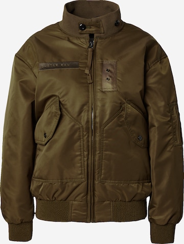 G-Star RAW - Chaqueta de entretiempo en verde: frente