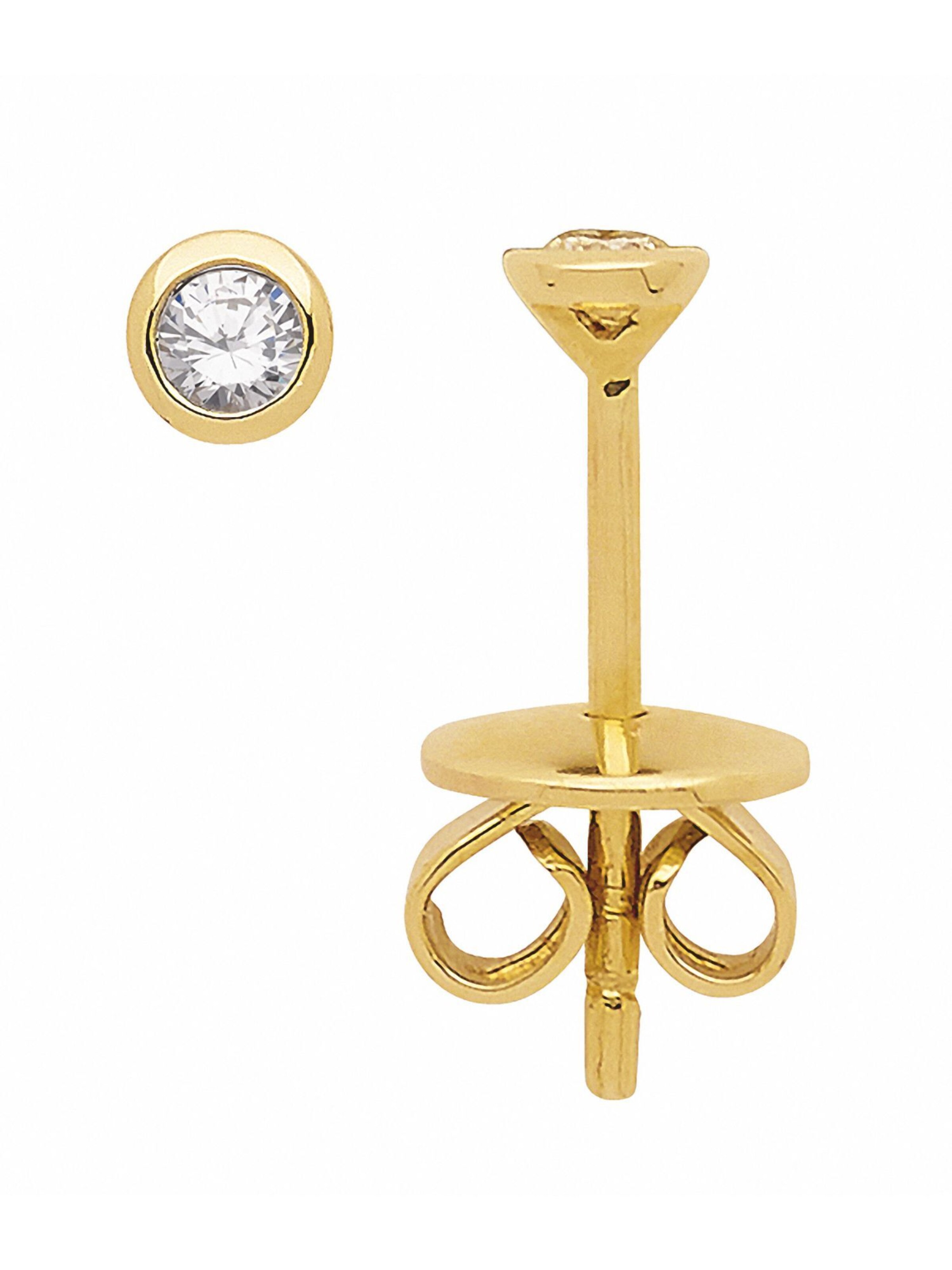 Adelia´s Ohrringe in Gold: Vorderseite