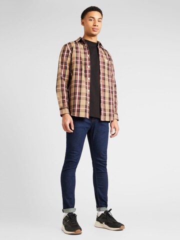 Regular fit Camicia 'LEAD'' di WRANGLER in beige