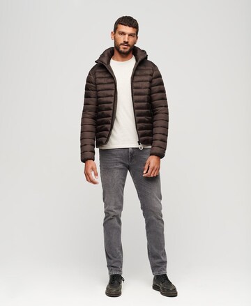 Superdry Winterjas 'Fuji' in Zwart