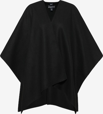 DreiMaster Vintage Cape in Zwart: voorkant