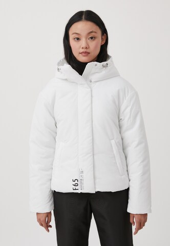 Finn Flare Between-season jacket in White: front