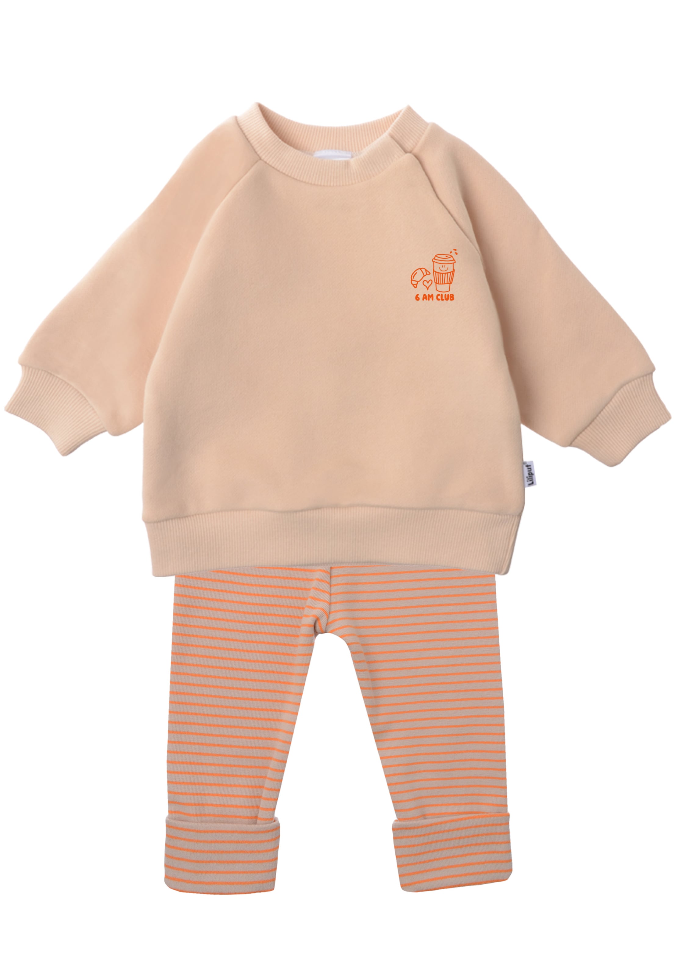 LILIPUT Bekleidungsset '6AM Club' in Beige: Vorderseite