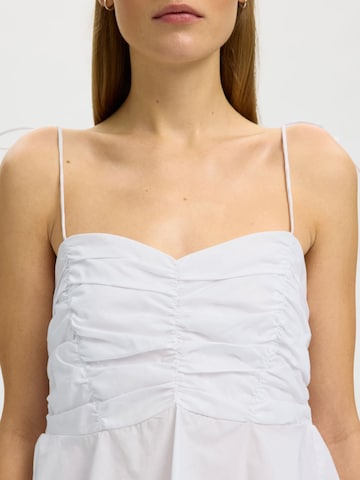 SELECTED Top in Weiß