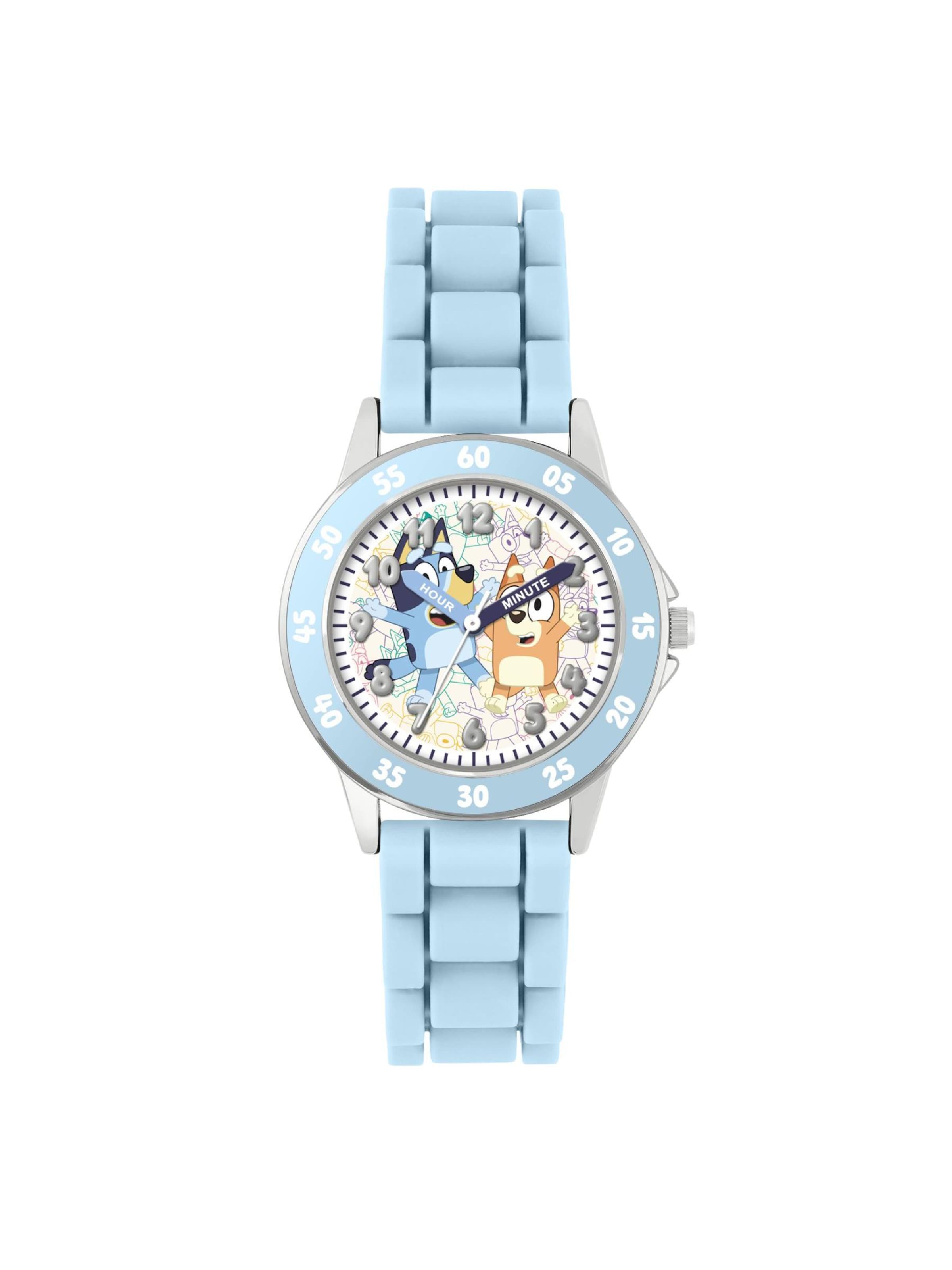 Montre 'Bluey Blue Lernuhr' DISNEY en bleu : devant