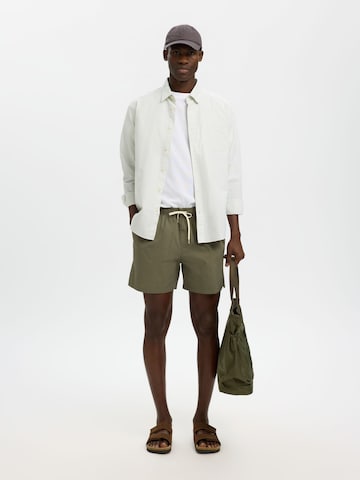 SELECTED Zwemshorts in Groen