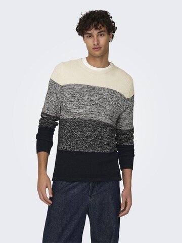 Only & Sons - Jersey en gris: frente