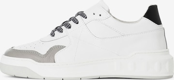 CAFè NOIR Platform trainers in White: front