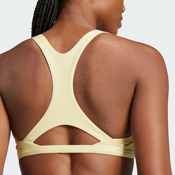 ADIDAS PERFORMANCE Бюстье Спортивный бюстгальтер 'Aeroimpact Luxe' в Желтый