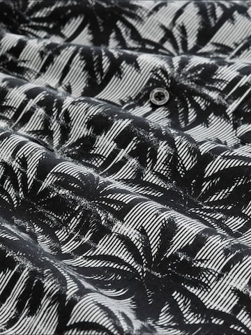 TOM TAILOR DENIM Klasický střih Košile – černá